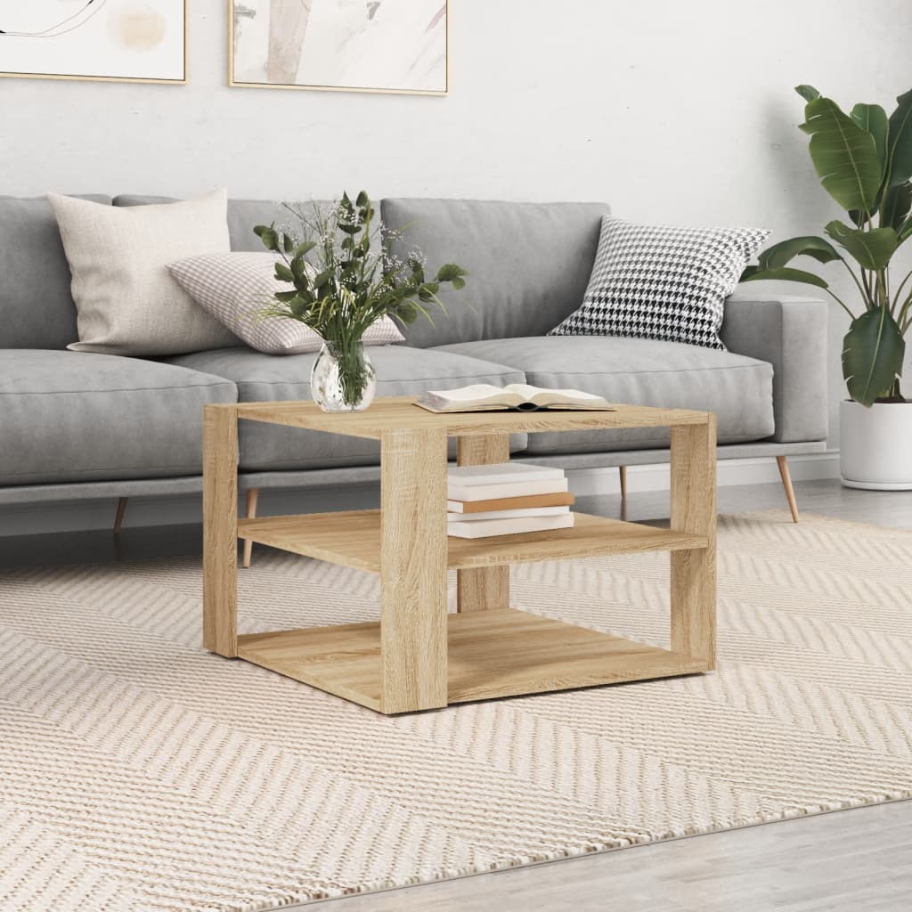 Soffbord 58X58X40 Cm Konstruerat Trä