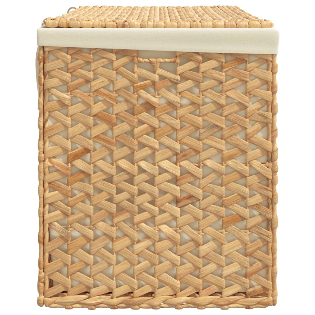 Tvättkorg Med 3 Fack 75X42,5X52 Cm Vattenhyacint