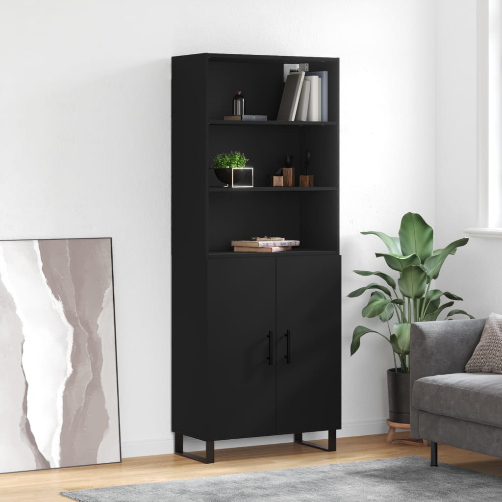 Högskåp Sonoma-Ek 69,5X34X180 Cm Konstruerat Trä