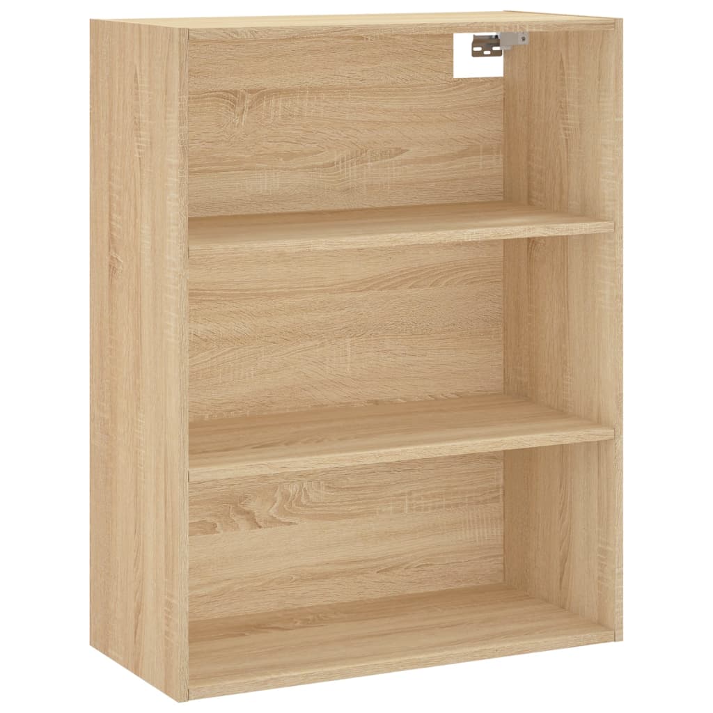 Högskåp Sonoma-Ek 69,5X34X180 Cm Konstruerat Trä