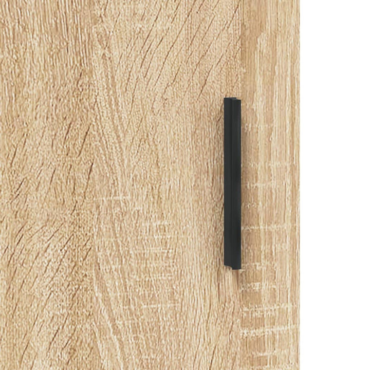 Högskåp Sonoma-Ek 69,5X34X180 Cm Konstruerat Trä