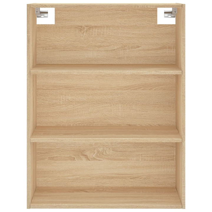 Högskåp Sonoma-Ek 69,5X34X180 Cm Konstruerat Trä