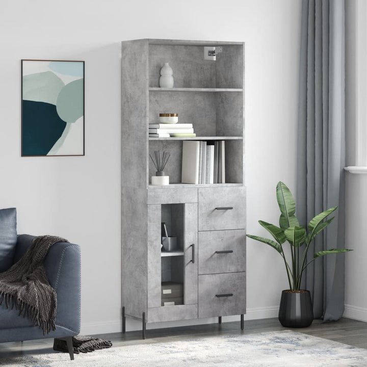 Högskåp 69,5X32,5X180 Cm Konstruerat Trä