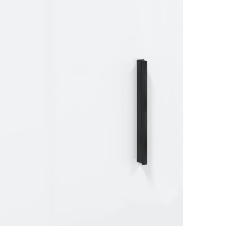 Högskåp Högglans Vit 69,5X34X180 Cm Konstruerat Trä