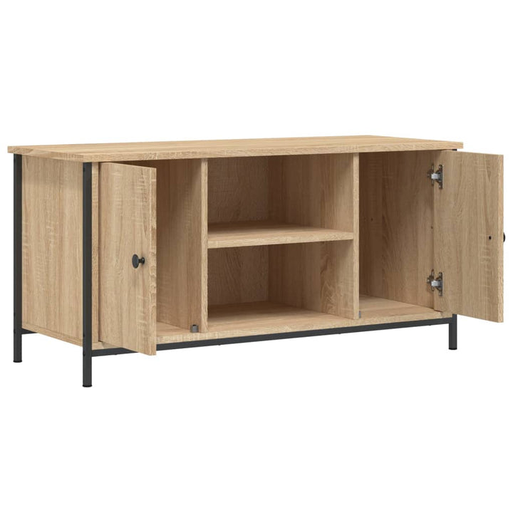 Tv-Bänk Sonoma-Ek 100X40X50 Cm Konstruerat Trä