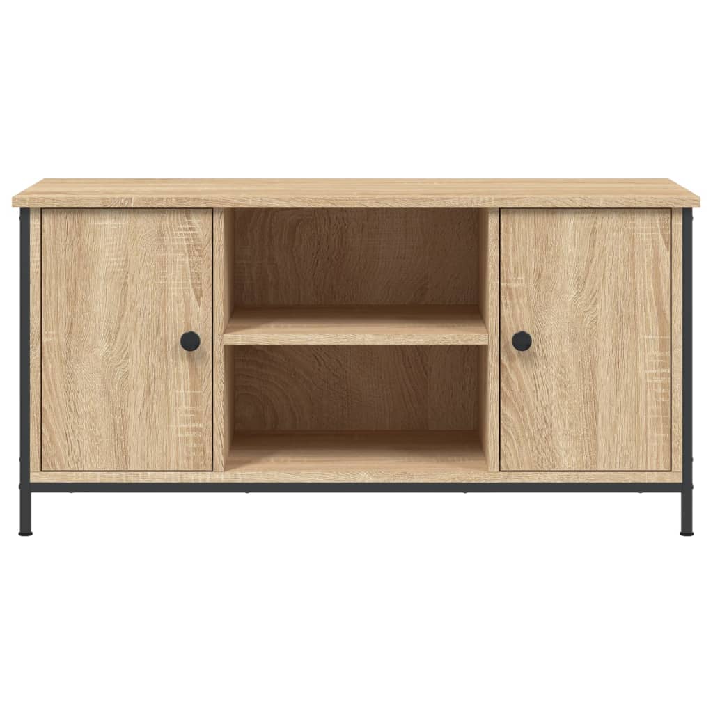 Tv-Bänk Sonoma-Ek 100X40X50 Cm Konstruerat Trä