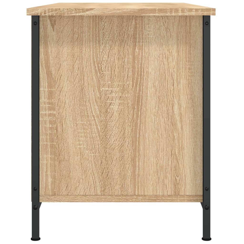 Tv-Bänk Sonoma-Ek 100X40X50 Cm Konstruerat Trä