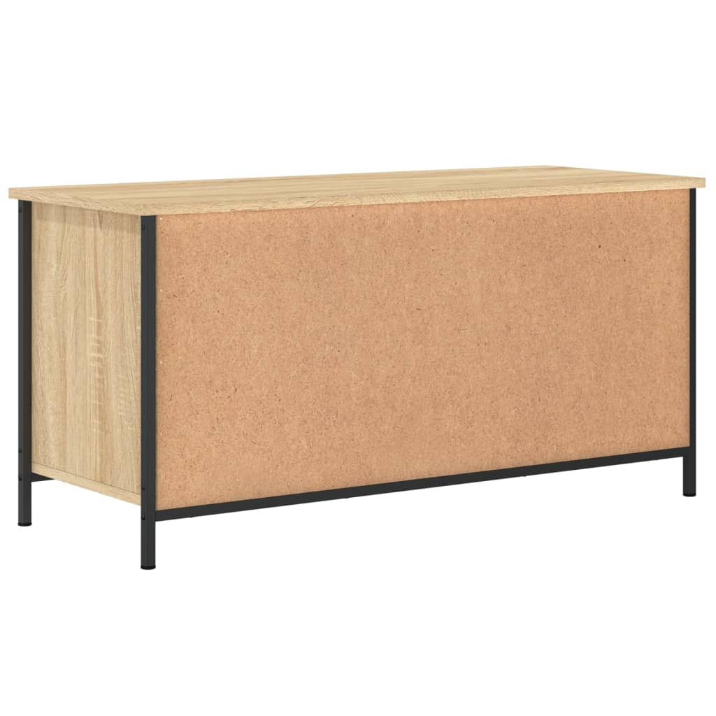 Tv-Bänk Sonoma-Ek 100X40X50 Cm Konstruerat Trä