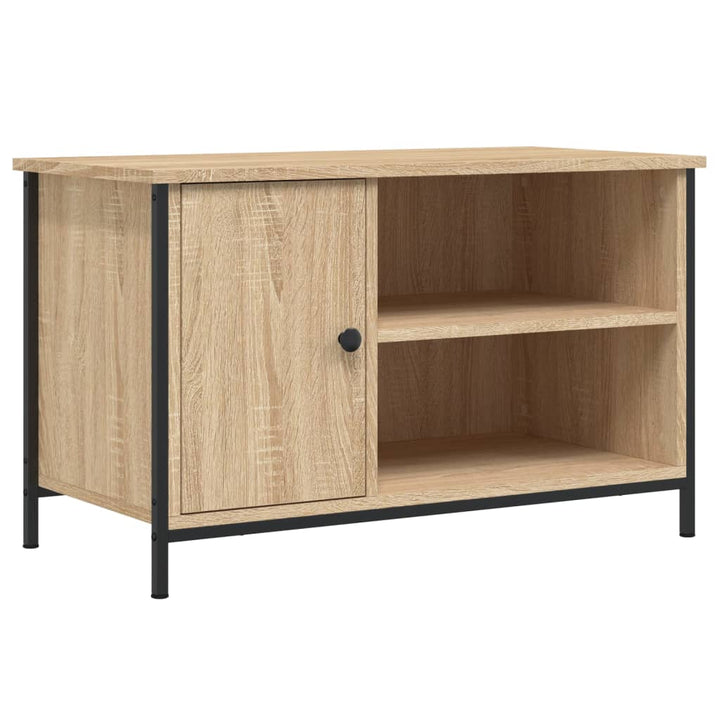 Tv-Bänk Sonoma-Ek 80X40X50 Cm Konstruerat Trä
