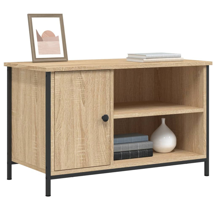 Tv-Bänk Sonoma-Ek 80X40X50 Cm Konstruerat Trä
