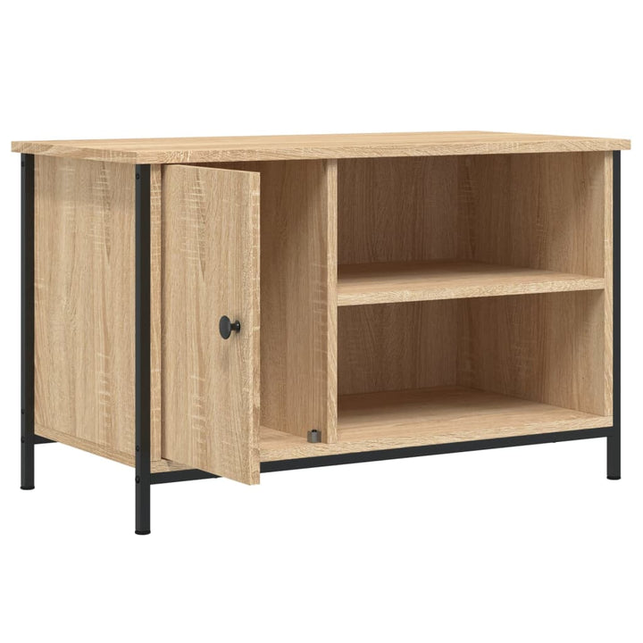 Tv-Bänk Sonoma-Ek 80X40X50 Cm Konstruerat Trä