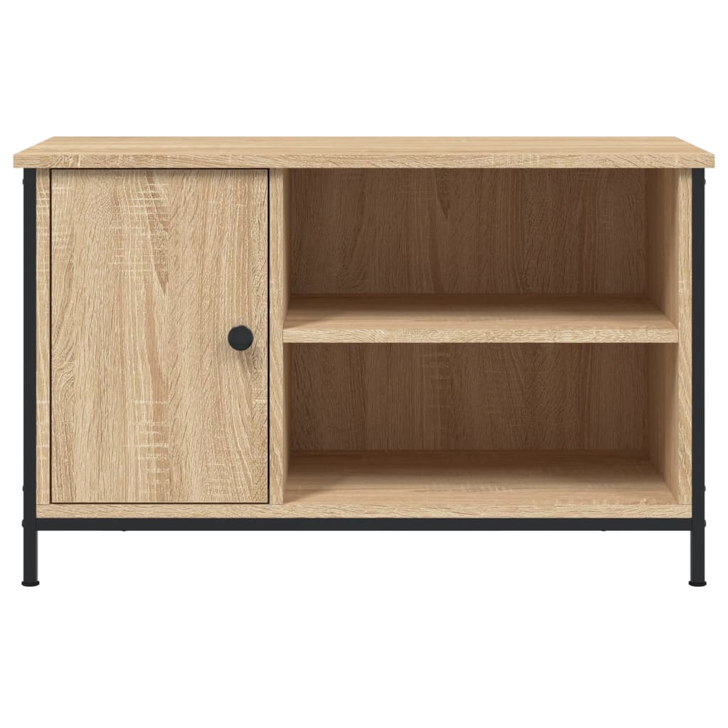 Tv-Bänk Sonoma-Ek 80X40X50 Cm Konstruerat Trä