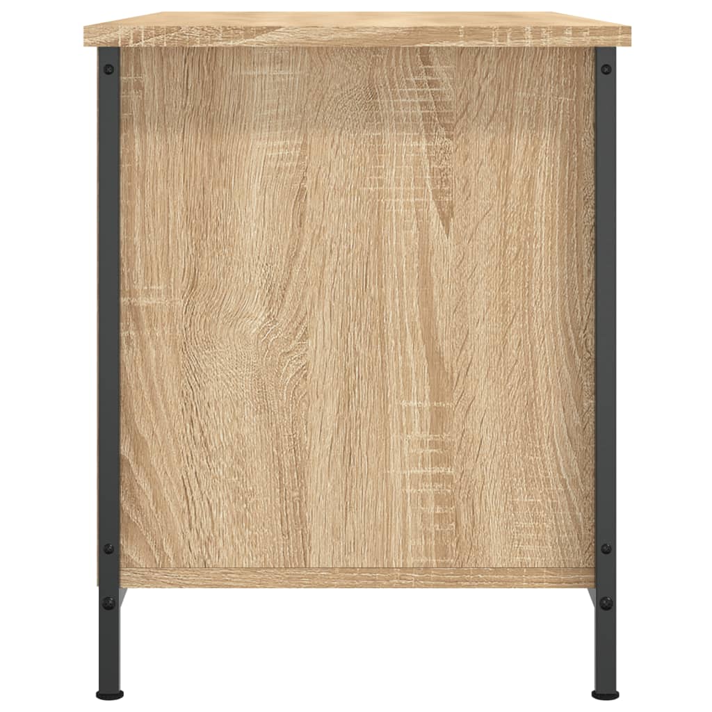 Tv-Bänk Sonoma-Ek 80X40X50 Cm Konstruerat Trä