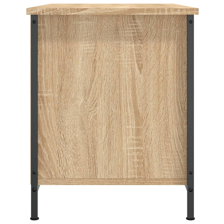 Tv-Bänk Sonoma-Ek 80X40X50 Cm Konstruerat Trä
