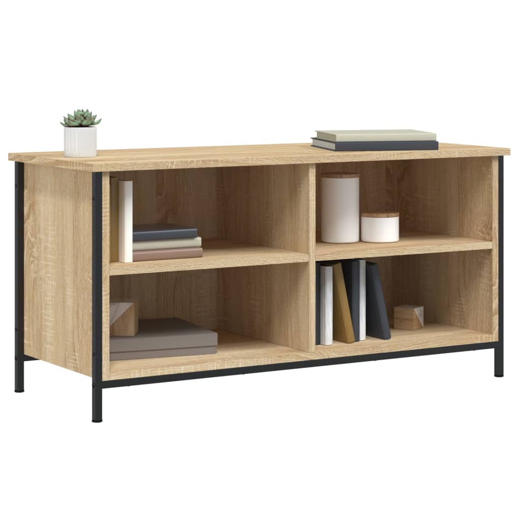Tv-Bänk Sonoma-Ek 100X40X50 Cm Konstruerat Trä