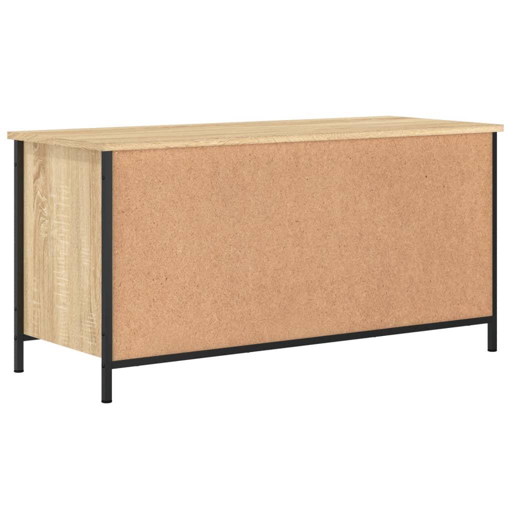 Tv-Bänk Sonoma-Ek 100X40X50 Cm Konstruerat Trä