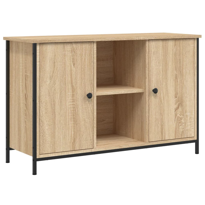 Tv-Bänk Sonoma-Ek 100X35X65 Cm Konstruerat Trä