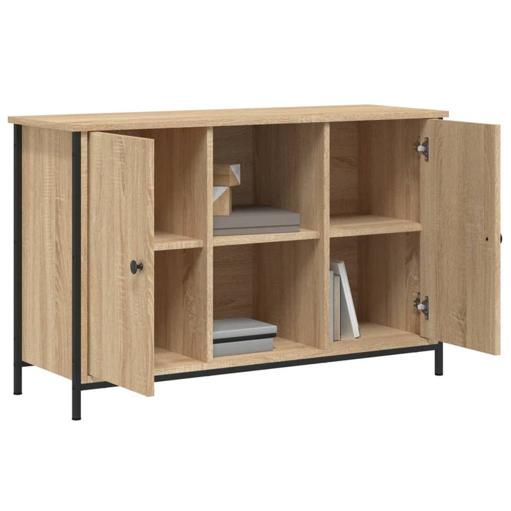 Tv-Bänk Sonoma-Ek 100X35X65 Cm Konstruerat Trä