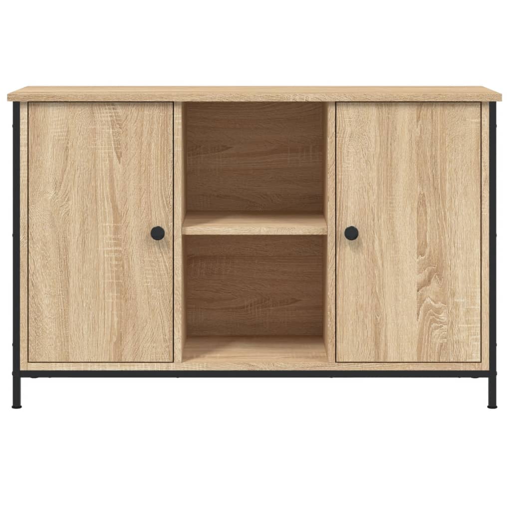 Tv-Bänk Sonoma-Ek 100X35X65 Cm Konstruerat Trä