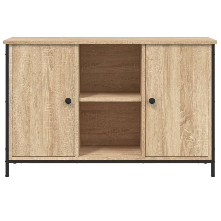 Tv-Bänk Sonoma-Ek 100X35X65 Cm Konstruerat Trä