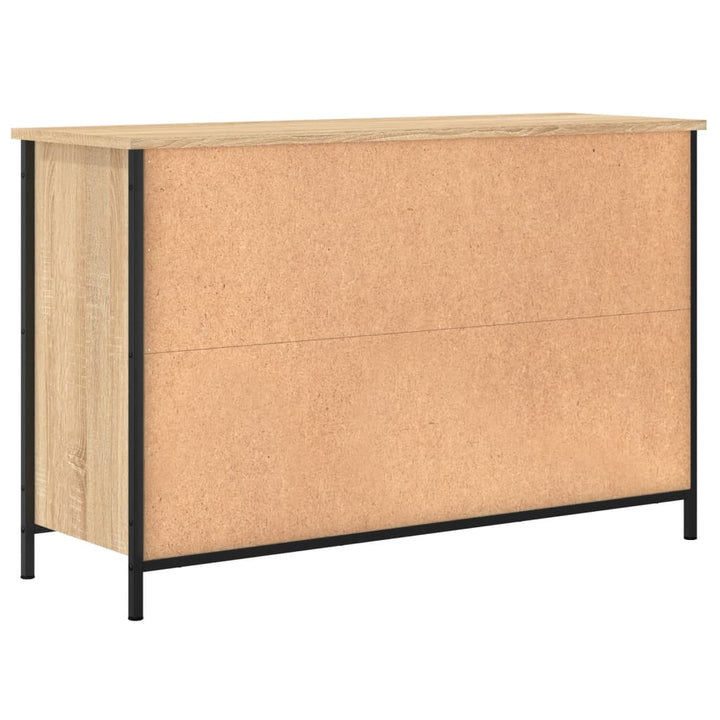 Tv-Bänk Sonoma-Ek 100X35X65 Cm Konstruerat Trä