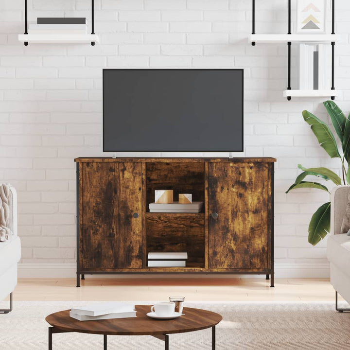 Tv-Bänk 100X35X65 Cm Konstruerat Trä
