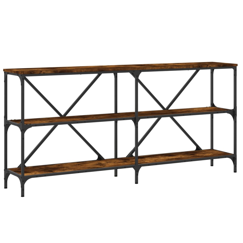 Konsolbord 160X30X75 Cm Konstruerat Trä Och Järn