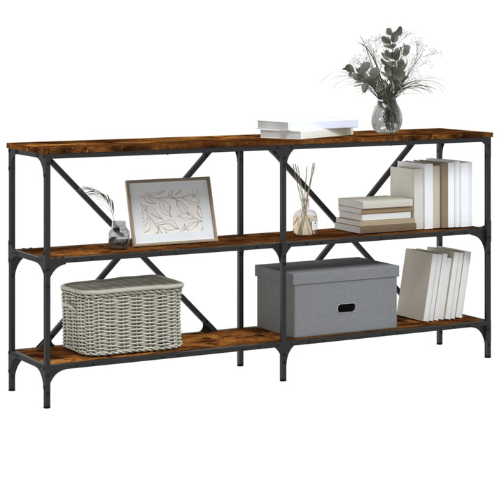 Konsolbord 160X30X75 Cm Konstruerat Trä Och Järn