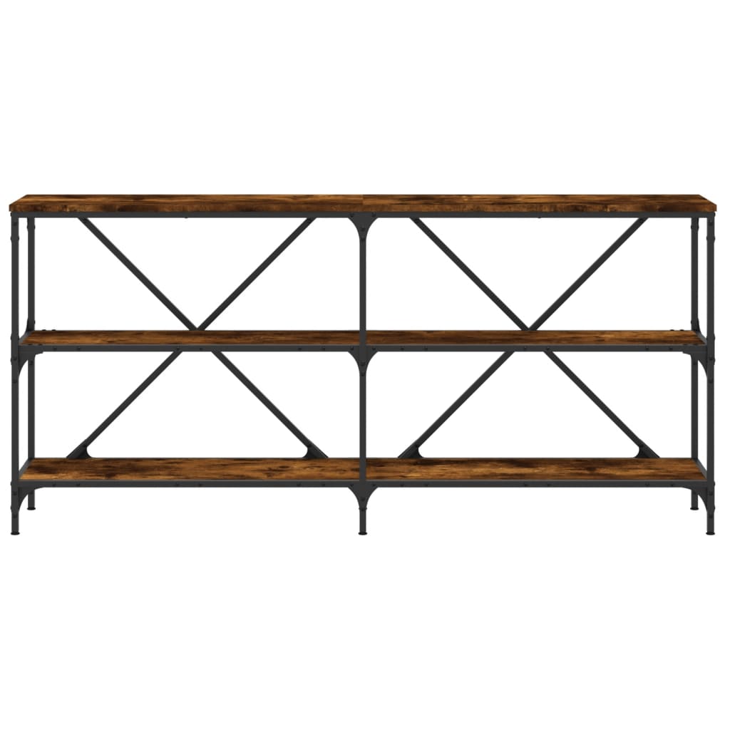 Konsolbord 160X30X75 Cm Konstruerat Trä Och Järn