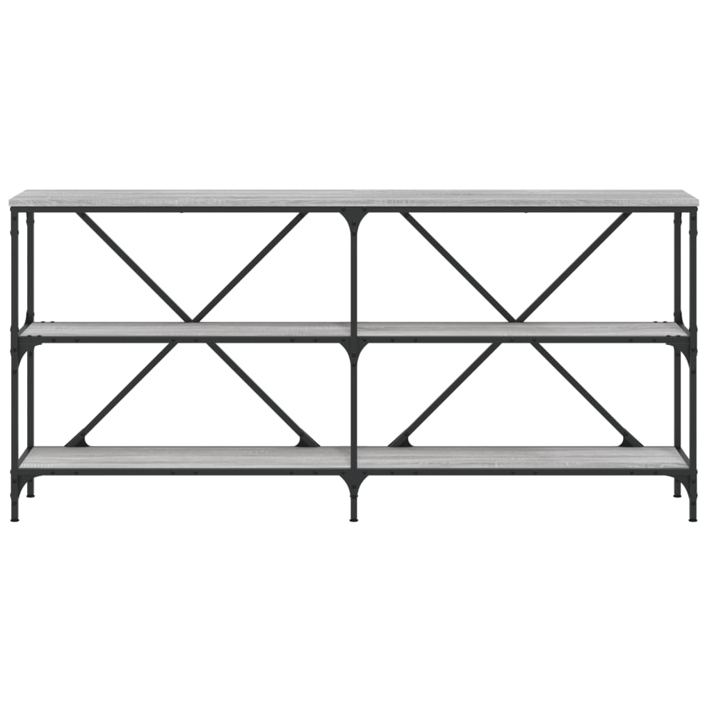Konsolbord 160X30X75 Cm Konstruerat Trä Och Järn