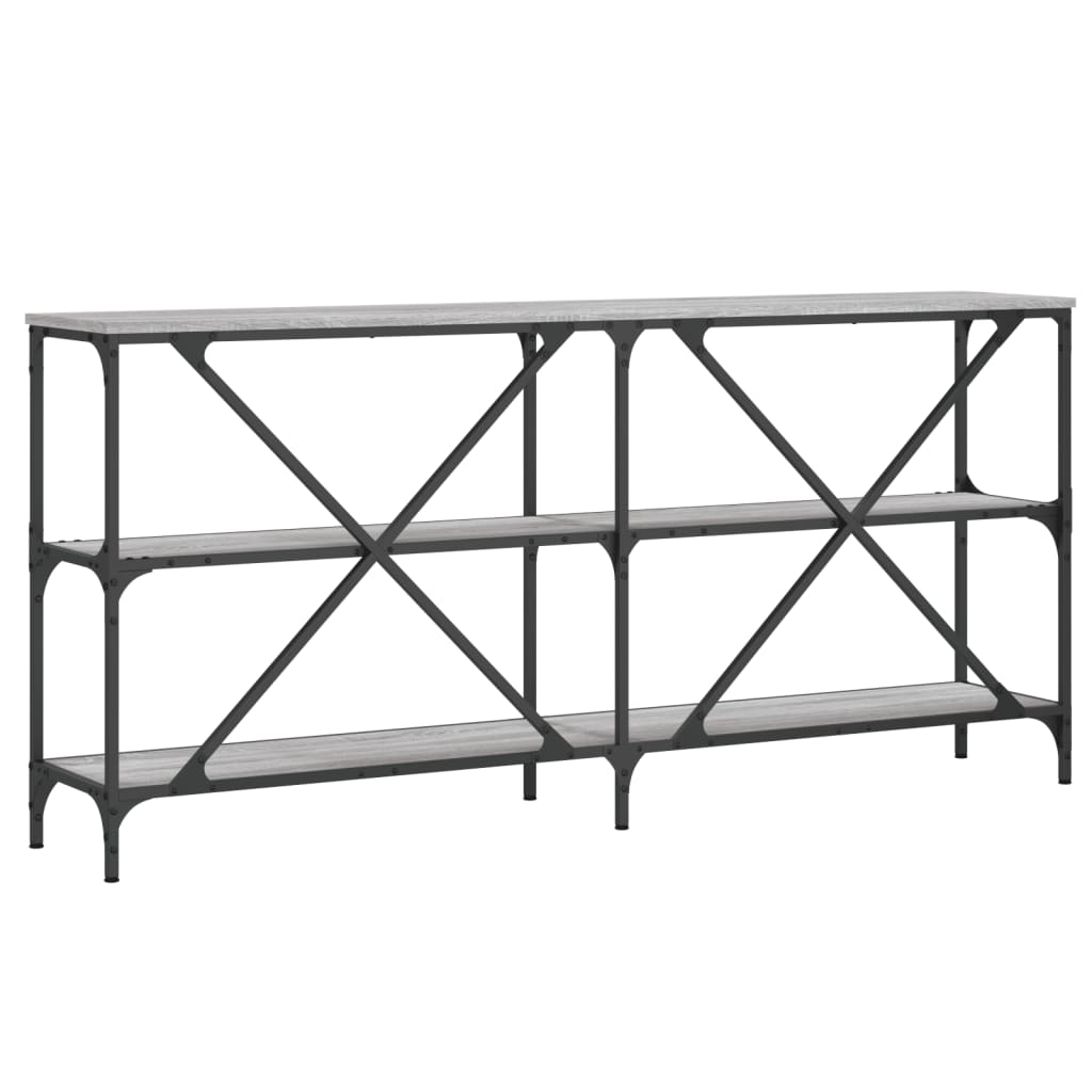 Konsolbord 160X30X75 Cm Konstruerat Trä Och Järn
