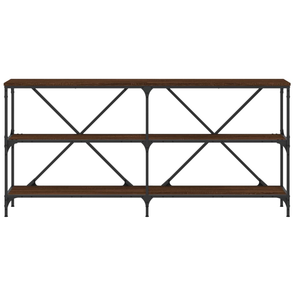 Konsolbord 160X30X75 Cm Konstruerat Trä Och Järn