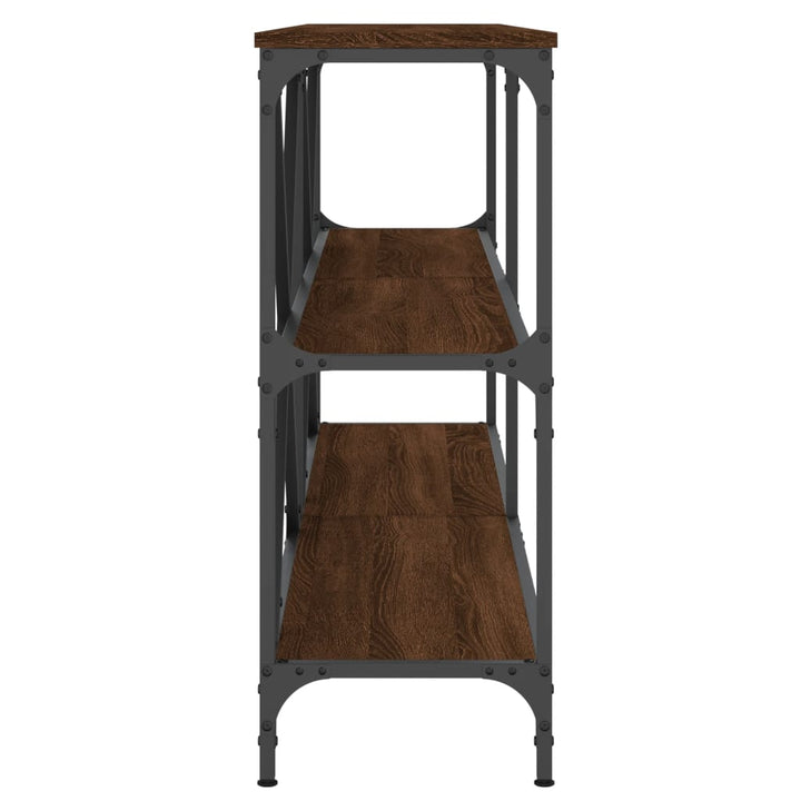 Konsolbord 160X30X75 Cm Konstruerat Trä Och Järn