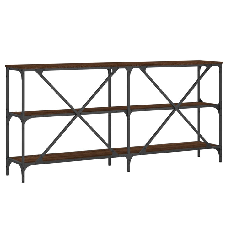Konsolbord 160X30X75 Cm Konstruerat Trä Och Järn