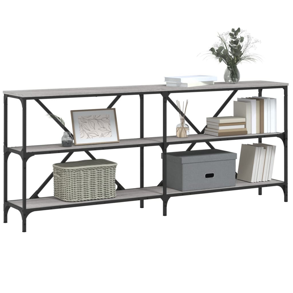 Konsolbord 180X30X75 Cm Konstruerat Trä Och Järn