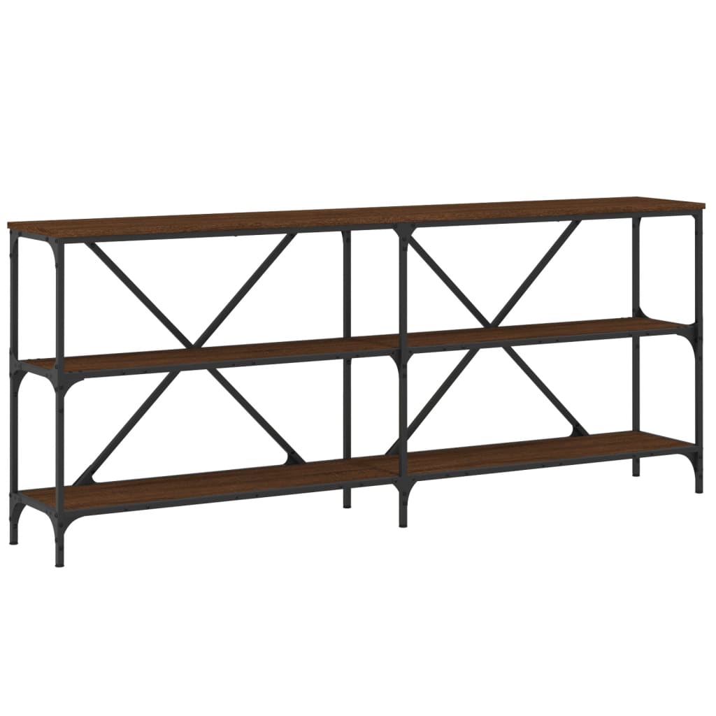Konsolbord 180X30X75 Cm Konstruerat Trä Och Järn