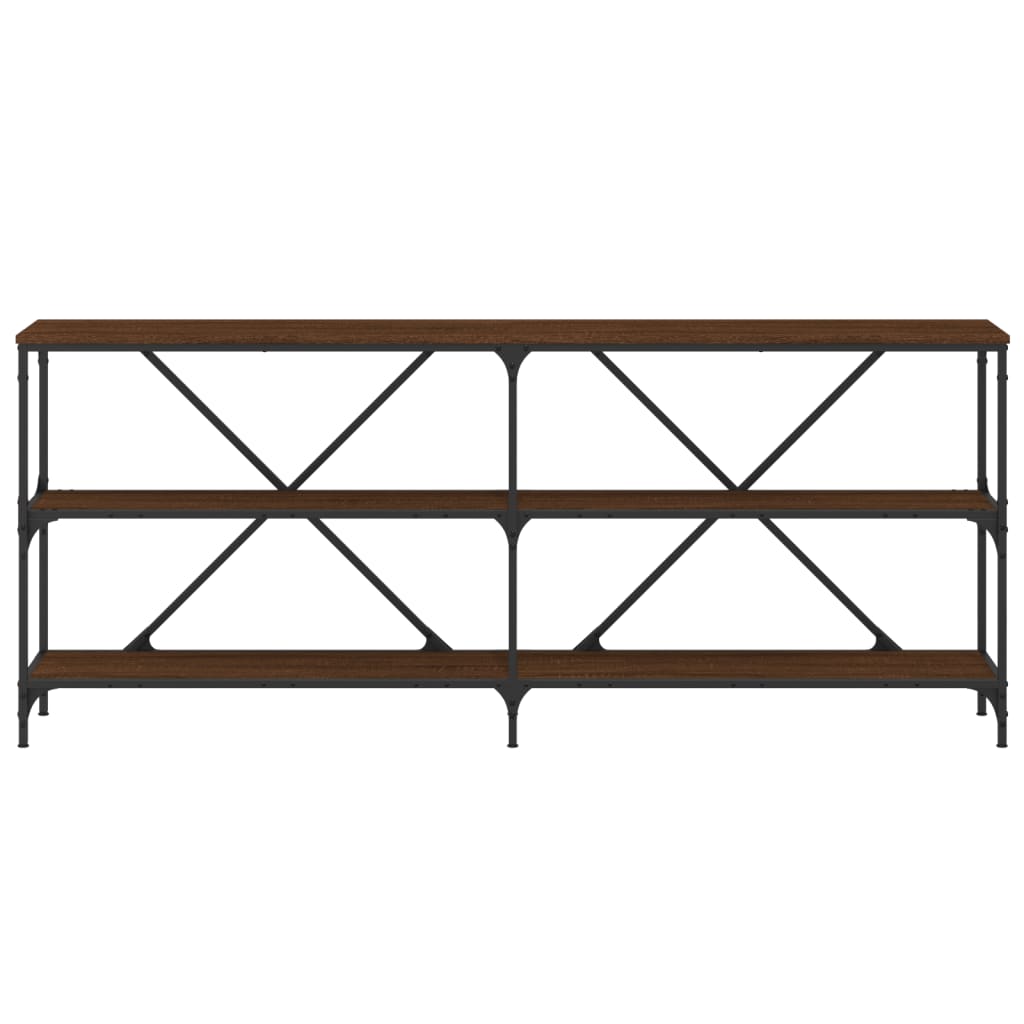 Konsolbord 180X30X75 Cm Konstruerat Trä Och Järn