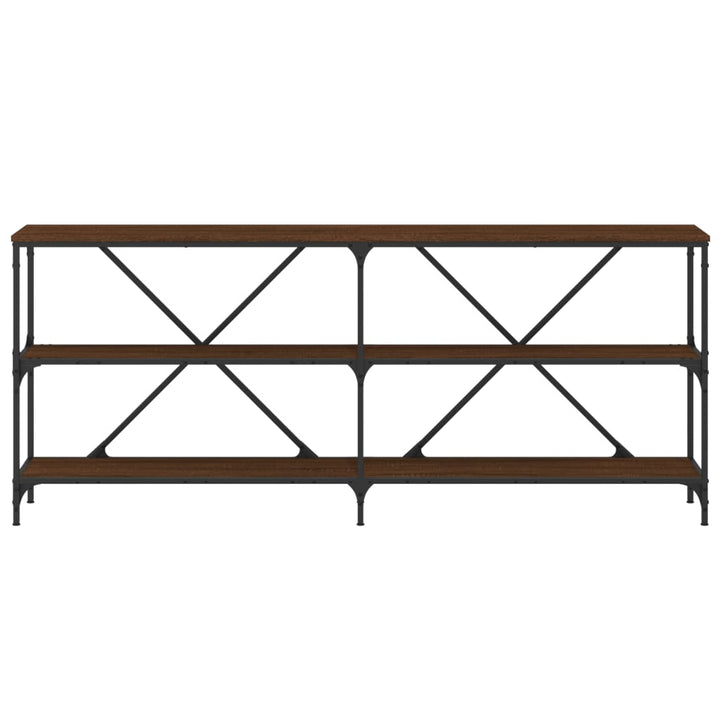 Konsolbord 180X30X75 Cm Konstruerat Trä Och Järn