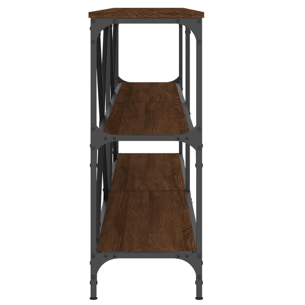 Konsolbord 180X30X75 Cm Konstruerat Trä Och Järn