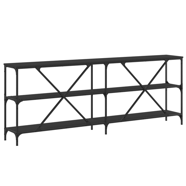 Konsolbord 200X30X75 Cm Konstruerat Trä Och Järn