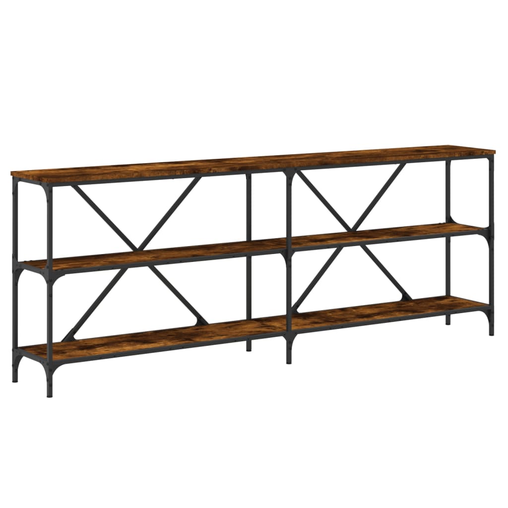 Konsolbord 200X30X75 Cm Konstruerat Trä Och Järn