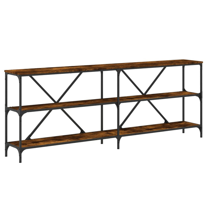 Konsolbord 200X30X75 Cm Konstruerat Trä Och Järn
