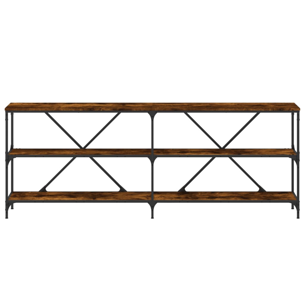 Konsolbord 200X30X75 Cm Konstruerat Trä Och Järn
