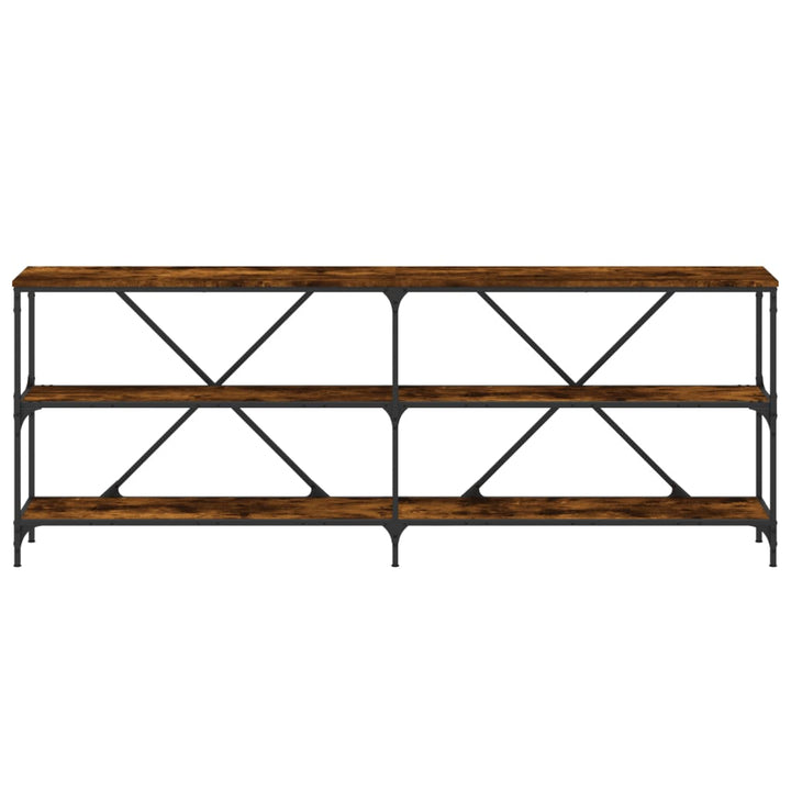 Konsolbord 200X30X75 Cm Konstruerat Trä Och Järn