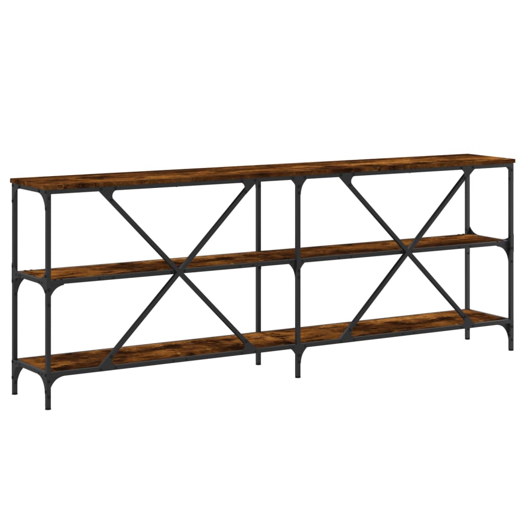 Konsolbord 200X30X75 Cm Konstruerat Trä Och Järn