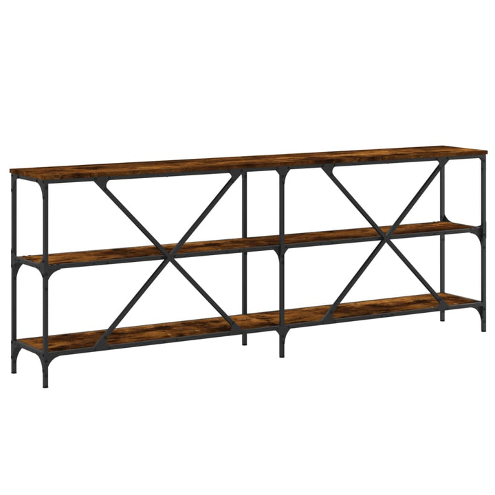 Konsolbord 200X30X75 Cm Konstruerat Trä Och Järn