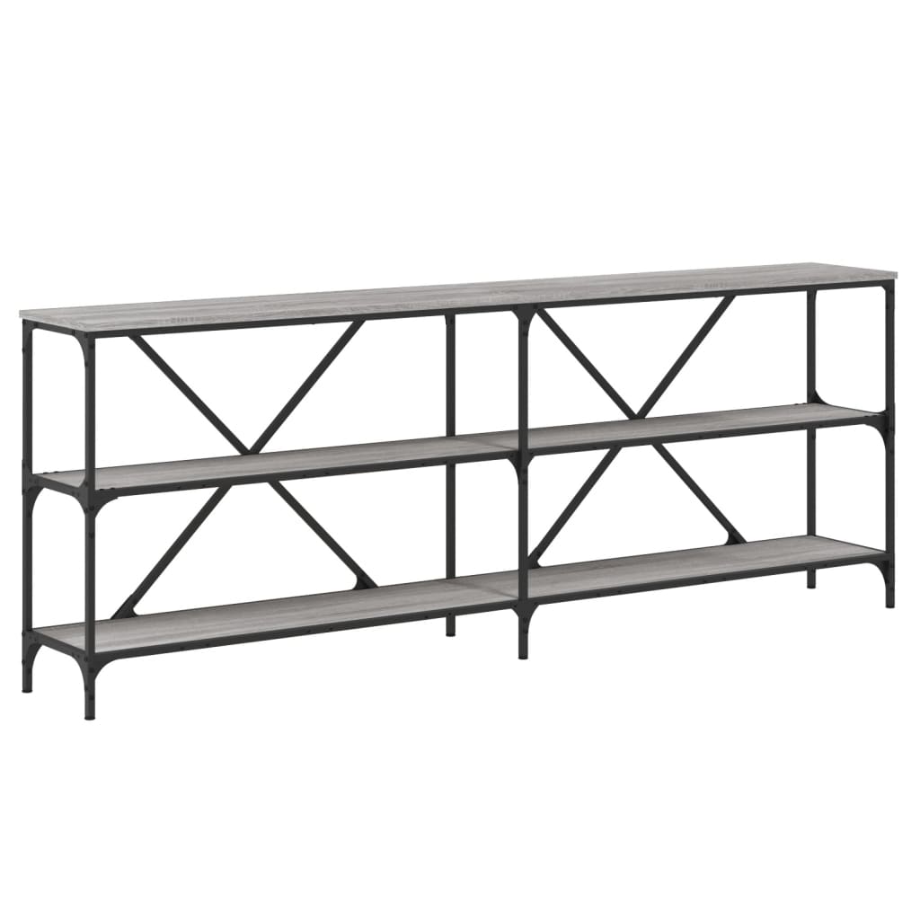 Konsolbord 200X30X75 Cm Konstruerat Trä Och Järn