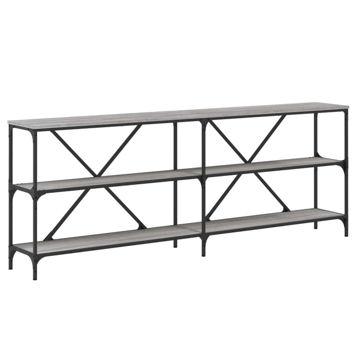 Konsolbord 200X30X75 Cm Konstruerat Trä Och Järn