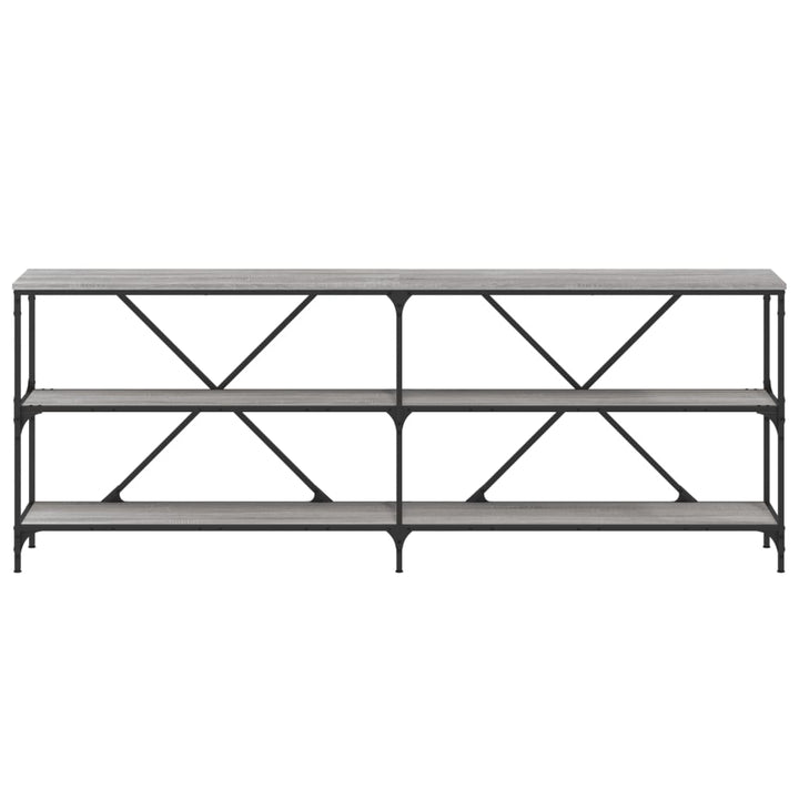 Konsolbord 200X30X75 Cm Konstruerat Trä Och Järn