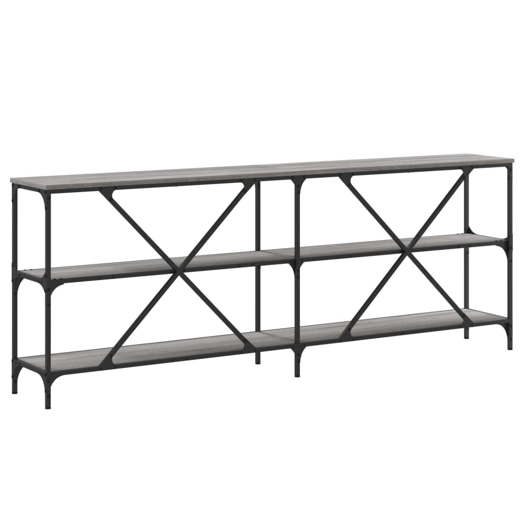 Konsolbord 200X30X75 Cm Konstruerat Trä Och Järn